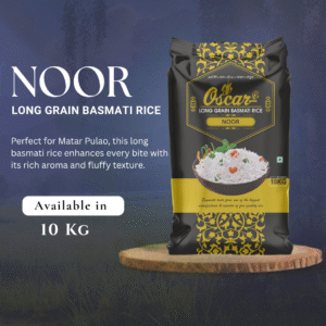 NOOR 10kg LONG GRAIN BASMATI RICE - Premium Pulao & Daily Family Choice