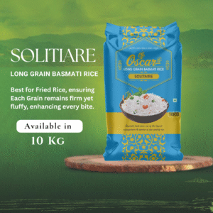 Oscar Solitaire Long Grain Basmati Rice - 10 KG