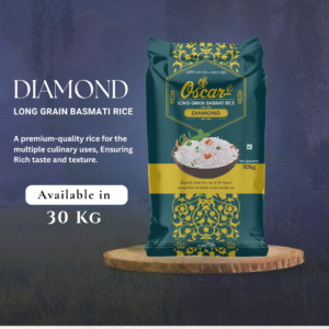 Oscar Diamond Long Grain Basmati Rice - Bulk 30 KG Bag