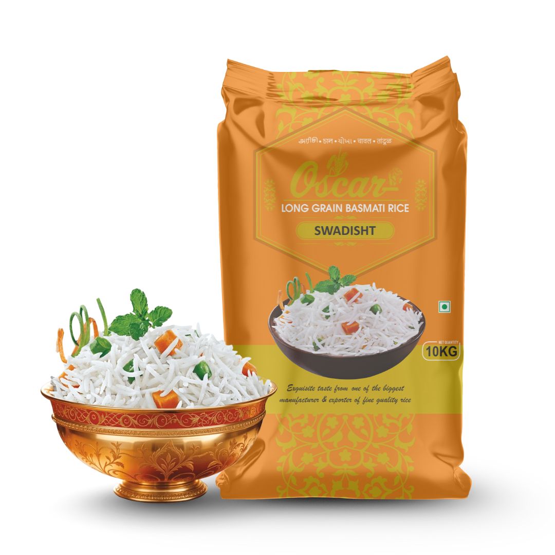 Oscar Swadisht Long Grain Basmati Rice 10 KG - Perfect for Creamy Kheer - Image 3