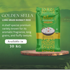 GOLDEN SELLA 30kg LONG GRAIN BASMATI RICE - Shelf Special Premium