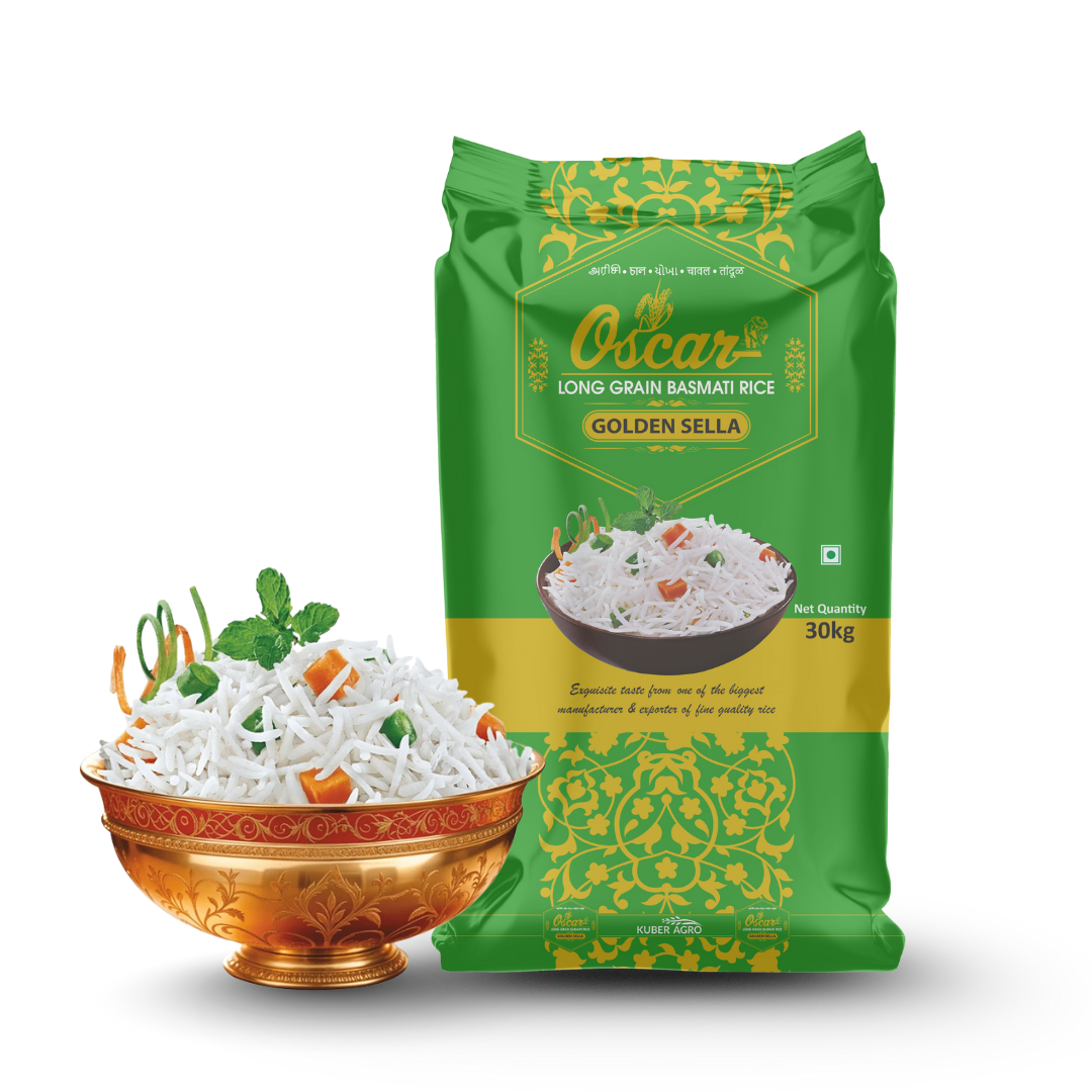 GOLDEN SELLA 30kg LONG GRAIN BASMATI RICE - Shelf Special Premium - Image 3