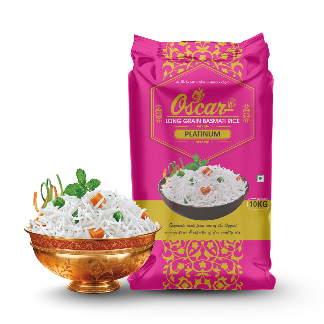 Oscar Platinum Long Grain Basmati Rice 10 KG - Perfect for Everyday Meals - Image 3