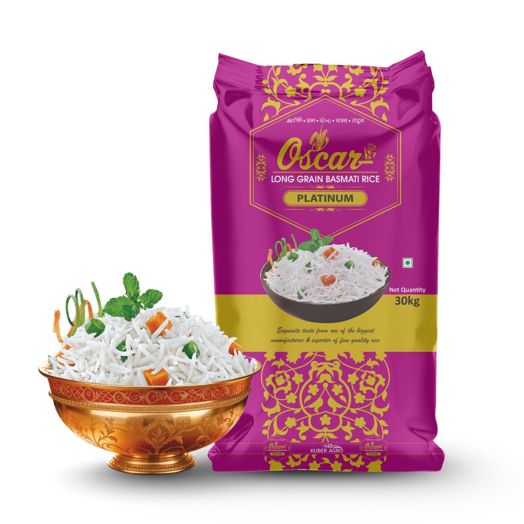 Oscar Platinum Long Grain Basmati Rice 30 kg - Everyday Perfection - Image 3
