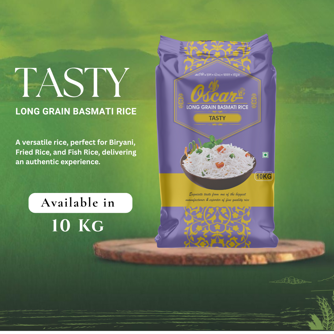 TASTY 10kg LONG GRAIN BASMATI RICE - The Authentic Specialty Grain