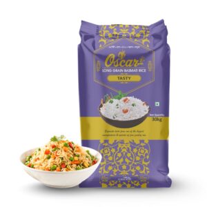 TASTY 30kg LONG GRAIN BASMATI RICE - Biryani & Specialty Rice Perfection