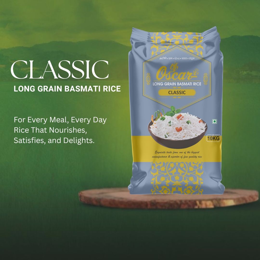 Oscar Classic Long Grain Basmati Rice 10 KG - The Everyday Staple - Image 2