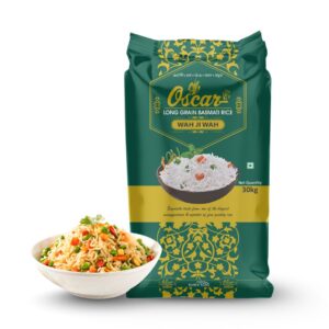 Wah Ji Wah Long Grain Basmati Rice (30 KG) - Bulk Value for Catering & Family