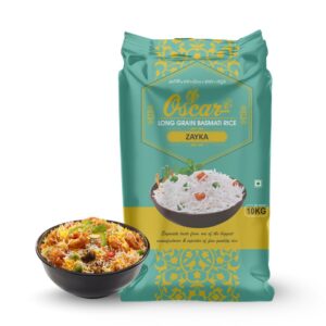 Oscar Zayka Long Grain Basmati Rice - 10 KG