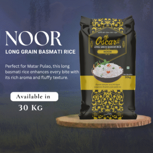NOOR 30kg LONG GRAIN BASMATI RICE - Premium Pulao & Daily Family Choice