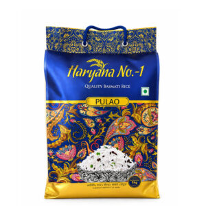 Pulao Long Grain Basmati Rice - 5 kg Pack - Perfect for Matar Pulao | Rich aroma and Fluffy texture