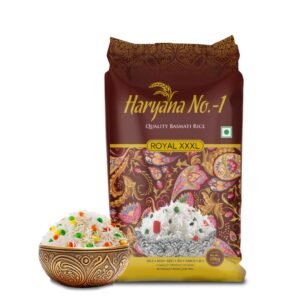 Royal XXXL -  5 KG - Long Grain Basmati Rice — Extra Long Grains for Resturant - Style Biryani